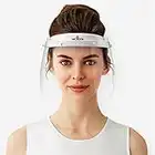 NoCry Flip Up Face Shield with Adjustable Headband; Comes with 2 Clear, Reusable Plastic Visors