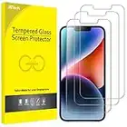 JETech Screen Protector for iPhone 14 6.1-Inch, Tempered Glass Film, 3-Pack