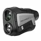 MiLESEEY Golf Range Finder with Magnetic Strip,Rechargeable Golf Rangefinder 656 Yds,±0.5yard Accuracy,Slope Switch,2s Fast Flag Pin Lock with Pulse Vibration,Professional for Golfers