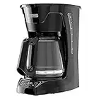 BLACK+DECKER Programmable Digital Coffeemaker,12-Cup Coffee Machine, Black