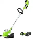 Greenworks 40V 13-Inch Cordless String Trimmer, 2.0Ah Battery and Charger Included STF305