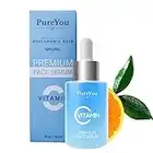 Natural Vitamin C Serum for Face- with Hyaluronic Acid, Ferulic Acid, Vitamin E - Premium Anti Aging & Anti Wrinkle Serum with Antioxidant Benefits