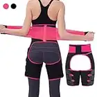 Bearbro Faja Reductora Adelgazante Hombre Neopreno,Faja Lumbar de Trabajo Ajustable Ayuda a Reducir Cintura y Abdomen,Cinturón Transpirable Cintura, Talla Única (Rosado)