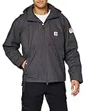 Carhartt Quick Duck Full Swing Cryder Jacket Chaqueta impermeable para Hombre, Gris (Shadow), L