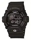 Casio Men's G-Shock GW-8900A-1 Tough Solar Atomic Watch, Black, GW-8900A-1