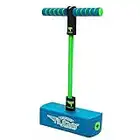 Flybar My First Foam Pogo Jumper for Kids Fun and Safe Pogo Stick, Durable Foam and Bungee Jumper for Ages 3 and up Toddler Toys, Supports up to 250lbs (Blue)