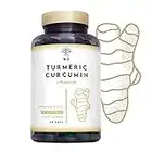 Cúrcuma con Pimienta Negra. Curcumina con Piperina 760 mg la más potente Turmeric, Antiinflamatorio, antioxidantes. 90 Cápsulas. Certificado Vegano.N2 Natural Nutrition