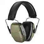 34 dB NRR Noise Reduction Safety Shooting Ear Muffs,Shooters Hearing Protection Adjustable Ear Muffs,Perfect for Hunting Mowing