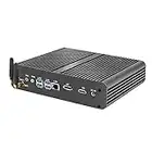 msecore Fanless Mini PC/HTPC for Home/Office, Desktop Computer with Core i7-1165G7 Upto 4.7GHz, 32G DDR4 RAM, 1T NVME SSD, 8K, Metal Case, Wi-Fi 6, VESA, WOL, Windows 11 Pro