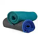 NirvanaShape Microfibra Toallas De Enfriamiento - Toalla Deporte Gimnasio para Hombre & Mujer - Ice Towel/Cooling Towel/Toalla Refrescante Ideal para Correr, Yoga, Golf y Senderismo - Gym Sudor Toalla