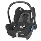 Maxi-Cosi CabrioFix Babyschale, Baby-Autositze Gruppe 0+ (0-13 kg), nutzbar bis ca. 12 Monate, passend für FamilyFix-Isofix Basisstation, Essential Black (schwarz)