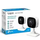 Tapo Mini Smart Security Camera, Indoor CCTV, Works with Alexa&Google Home, No Hub Required, 1080p, 2-Way Audio, Night Vision, SD Storage, Device Sharing (TC60) [Amazon Exclusive]