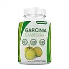 Garcinia Cambogia, 100% puro extracto de Garcinia Cambogia al 60% de HCA, 120 capsulas, supresor natural del apetito y quema grasas natural, enriquecido con Zinc y Cromo, favorece la perdida del peso