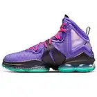 Nike Men's Lebron XIX DJ Bron Wild Berry/Hyper Pink-Cave Purple (CZ0203 500) - 8