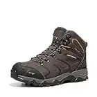 NORTIV 8 Mens Hiking Boots Waterproof Work Outdoor Trekking Backpacking Mountaineering Lightweight Shoes Size 9.5 M US Brown/Black/Tan,160448_M Armadillo.