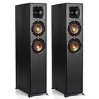 Klipsch R-625FA Dolby Atmos Floorstanding Speakers - Pair (Black)