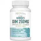 DIM Supplement 250mg | Balance Estrogen for Women | Menopause Supplements With Dong Quai for Hormone Balance, Hot Flashes, Bloating, PMS Relief & Cystic Acne | Soy-Free (60ct)