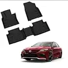 DESLE Toyota Camry Floor Mat,Custom Fit All-Weather Floor Mat Liners Front & Rear Row,Full Covered Floor Mat,Non-Slip TPE Odourless,Fit Year 2019-2023,5Pcs