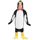 amscan 847158 Childs Boys Girls Penguin Fancy Dress Costume Age 4-6 Years,Black/White