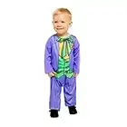 amscan 9907671 - Costume ufficiale Warner Bros. con licenza per fumetti Joker, per bambini (2-3 anni), viola, verde