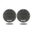 Herdio - Altavoces, 7,6 cm, resistentes impermeables para moto, barco ATV, tractor UTV, 140 W