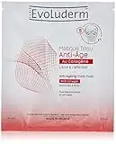 EVOLUDERM - Masque Tissu Anti-Âge au Collagène 93% d'origine naturelle -19 ml - Fabrication Française