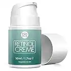 Bioniva Retinol Crema – 2.5% Sistema de administración de liposoma con retinol, Vitamin C & Vegan botánico ácido hialurónico – Mejor anti-edad, Antiarrugas Crema 2019 para cara, dekolleté y cuerpo