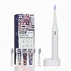 Sonic Electric Toothbrushes for Adults, 6 Brush Heads Wireless Fast Charging Ultrasonic Toothbrush with 5 Modes, Power Rechargeable Toothbrushes Last 60 Days