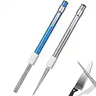 2 Pezzi Portatile Diamante Rettifica Penna Affilacoltelli Affilacoltelli In Acciaio Portatile Diamante Affilacoltelli Penna Per Affilare Penna Stick Coltelli Da Campeggio Da Cucina All'Aperto