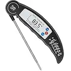 flintronic Food Thermometer, Digital Instant Read Meat Thermometer, High Accuracy Foldable Long Probe Food Cooking Thermometer with °F/°C, Auto On/Off Cooking Thermometer for Kitchen, BBQ, Milk, Water