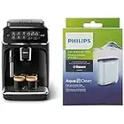 Philips EP3221/44 Esspresso Machine, Large, Black & Philips Saeco AquaClean Filter Single Unit, CA6903/10, white, one size