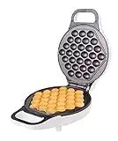 Gofrera Máquina de Gofres Con Forma de Huevo al Estilo de Hong Kong de StarBlue - Blanca - Prepare los Wafles de Huevo al Estilo de Hong Kong en 5 Minutos, Enchufe de Europa