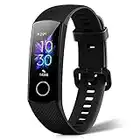 Honor Band 5 Smartwatch Orologio Fitness Uomo Donna Smartwatch Cardiofrequenzimetro da Polso Contapassi Smartband Sportivo Activity Tracker,Nero