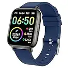 Smart Watch, Fitness Tracker 1.69" Touch Screen Fitness Watch with Heart Rate Sleep Monitor, Step Counter Smart Watch for Men Women Activity Trackers IP68 Waterproof Smartwatch Sports for iOS Android