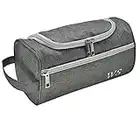 Trousses de Toilette Sac Voyage Lavage Suspendus Crochet Dopp Kit santé Sac Organisateur Voyage pour Salle de Bain Douche Toilette Unisexe Accessoire de Rasage (Gris)