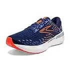 Brooks Men's Glycerin Gts 20 Running Shoe, Blue Depths Palace Blue Orange, 10 UK