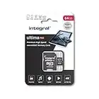 64GB Micro SD Card 4K Ultra-HD Video Premium High Speed Memory Microsdxc Up To 100MB/S V30 UHS-I U3 A1 C10, by Integral