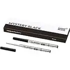 Montblanc 116191 - Refill (B) per penne a sfera, colore Mystery Black/Ricariche di alta qualità e colore intenso, punta: broad (spessa), 1 x 2 Refill