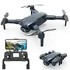 X1 GPS Dron 2 Cámara 4K, Motor sin Escobillas, 5GHz GPS UHD para Adultos, Drone ESC camara 1080p dron EIS cámara 720p, FPV Grande, Cuadricóptero RC Plegable Para Principiantes, 18Mins, X-IMVNLEI