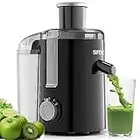 Juicer Machines, SiFENE Compact Centrifugal Juicer Extractor, Juice Maker for Vegetable and Fruit with 3-Speed Setting