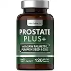 Prostate Supplement for Men | 120 Vegan Tablets | Complex Formula with Saw Palmetto, Pumpkin Seed, Zinc & Nettle Leaf | by Horbaach