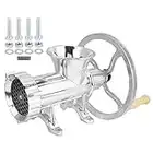 Manual Meat and Vegetable Grinder Mincer, Separated Meat Grinder Hand Operated Multifunctional Aluminum Alloy Meat Grinding Machine Sausage Stuffer for Meats, Vegetables, Garlic