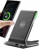 INIU Wireless Charger Stand, 15W Induktive Ladestation Schnelles Kabelloses Ladegerät Handy Ständer handyhalterung für iPhone 14 13 12 Pro Mini Max Xr Xs Samsung Galaxy S23 S22 S21 S20 Google Pixel LG