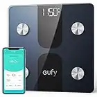 eufy Smart Scale C1 with Bluetooth, Body Fat Scale, Wireless Digital Bathroom Scale, 12 Measurements, Weight/Body Fat/BMI, Fitness Body Composition Analysis, Black, lbs/kg.