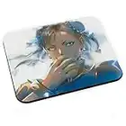 French Unicorn Tapis de Souris Image Personnage Jeux Video Street Fighter Chun Lee Retro Gaming Arcade