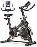 UREVO 10kg Flywheel Indoor Exercise Bikes for Home Use with 260LBS Weight Capacity, Cycling Stationary Bike Fitness for Home Training with Comfortable Seat