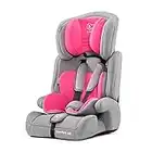 Kinderkraft Car Seat COMFORT UP, Booster Child Seat, with 5 Point Harness, Adjustable Headrest, for Toddlers, Infant, Group 1/2/3, 9-36 Kg, Up to 12 Years, Safety Certificate ECE R44/04, Pink