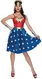 Rubie's womens Dc Comics Classic Wonder Woman Dress Adult Sized Costume, As Shown, Small US