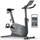 RENPHO AI Smart Exercise Bike Indoor Cycling Bike with Auto Resistance, FTP Power Training Stationary Bike for Home Gym, Bluetooth Connected Fitness Upright Bike Compatible with Zwift Peloton APP