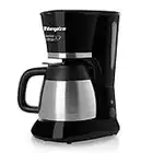 Orbegozo CG 5012 - Cafetera de goteo, 10-12 tazas, sistema antigoteo, apagado automático, indicador nivel de agua, jarra termo 1 L, 800 W